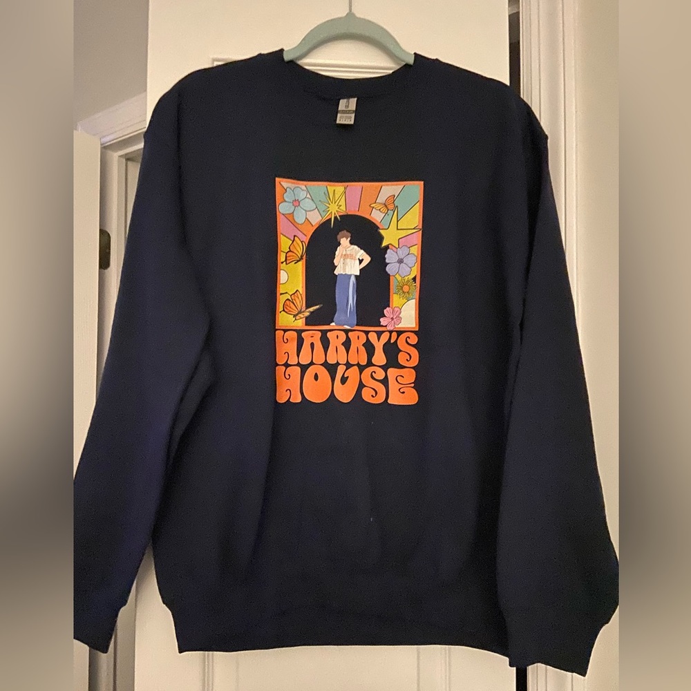 Harry styles design crewneck sweatshirt